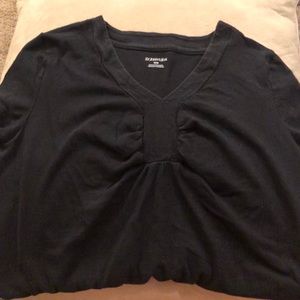 black dress tee